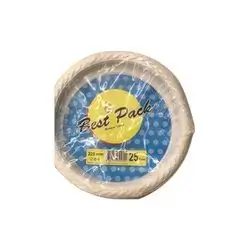 Best Pack Economic Plates, 22cm, 25 Pieces