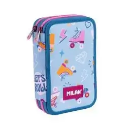 MİLAN Filled double decker pencil case Roller 2 special series