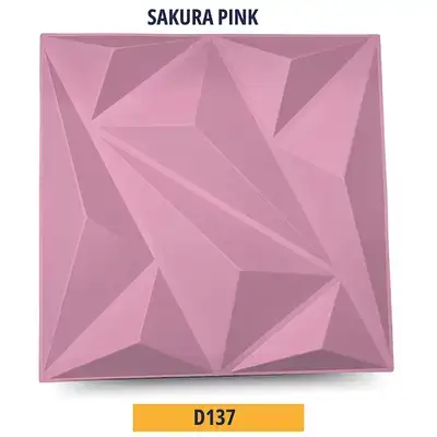 3D Wall Panels Sakura Pink D137