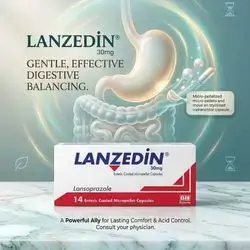 LANZEDIN 30mg (Lansoprazole) 14 capsules