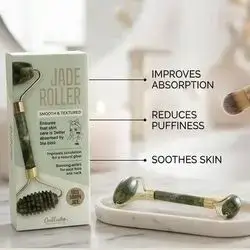 Belluto Accessories Jade Roller (Smooth & Textured) – 1 Piece