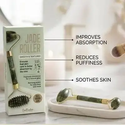 Belluto Accessories Jade Roller (Smooth & Textured) – 1 Piece