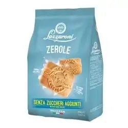 LAZZARONI-ZEROLE COOKIES, SUGAR FREE 250G