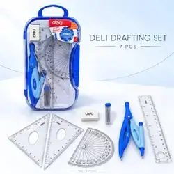 Deli Geometry Set – 7 Pieces