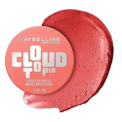 Cloudtopia Blush for Cheeks and Lip Mousse 05 Coral Illusion _ Maybelline