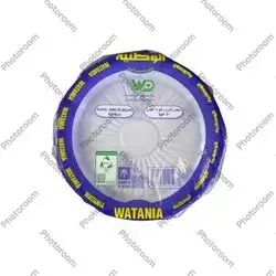 plate rnd 18 decor 50 pcs al watania plastics