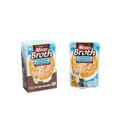Inaba Churu Broth – Chicken with Scallop Recipe 6 + 1 Gift