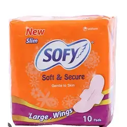 Sofy Large Wings 10 Pads