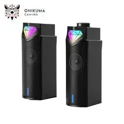 Onikuma L1 Wired & Bluetooth Gaming Soundbar with RGB Lighting