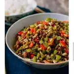 Stir Fried Minced Beef With Cowpea