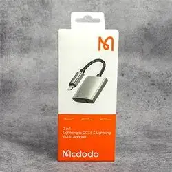 Mcdodo 2In1 Lightning To DC3.5 & Lightning To Audio Adapter