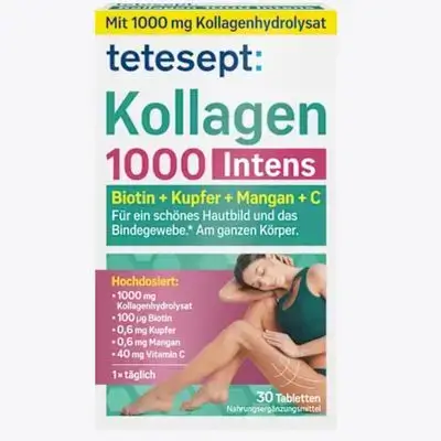 Kollagen Collagen 1000 Intense 30 pcs, 41 g - tetesept