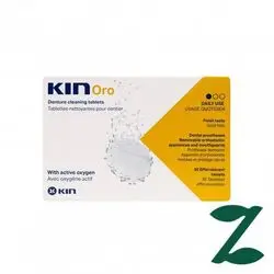 KIN Oro Denture cleaning tablets with active oxygen 30 Effervescent tablets