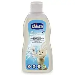 sensitive 0+ fragrance free bottle and dish cleanser 300ml chicco