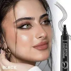 SUAKE 4-Tip Brow Eye Color Four Fork Water Eyebrow Pen - 05 Black