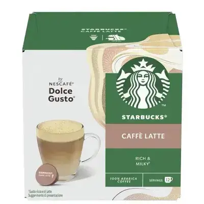 Starbucks Café Latte by NESCAFÉ Dolce Gusto (12 Capsules)