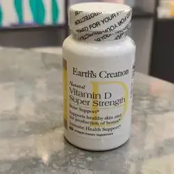 vitamin d3 10,000iu 60 soft gels - earths creation
