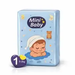 Mini Baby - Diapers No. 1 (2-5kg) - 32 Pieces
