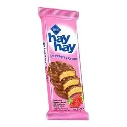 hay hay Biscuits with Strawberry Cream