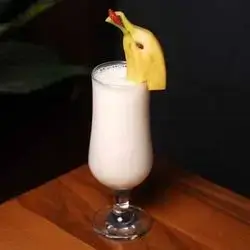 Banana with Milk Cocktail