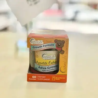 Adva-Growth Appetite Enhance Kids Gummies advaLife Dietary Supplement 60 Gummies