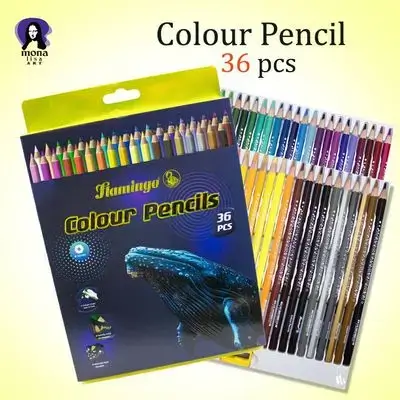 Soft Colour Pencils 36colour-flamingo