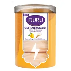 Duru Get Energized Citrus & Ginseng Beauty Soap 4 x 90g = 360g