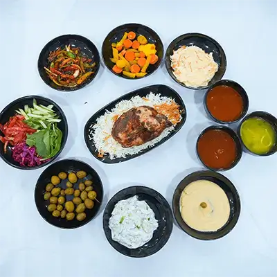 Half Chicken with Rice
