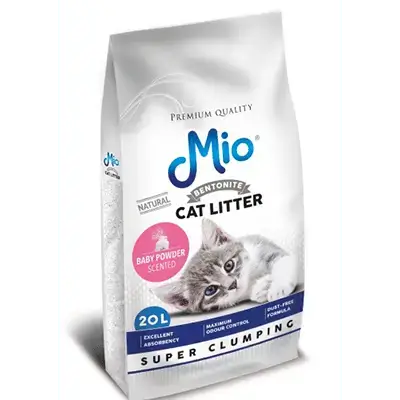 Mio Cat Litter Baby Powder 20L