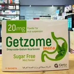 GETZOME INSTA SUGER FREE  GETZ 20MG