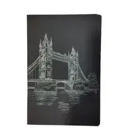 black notebook