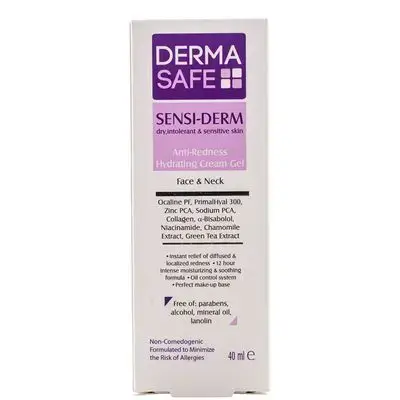 Derma Safe Sensi-Derm Cream Gel — for dry, sensitive, and intolerant skin.