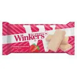 Winkers Strawberry Flavored Cream Crispy Wafer 45g