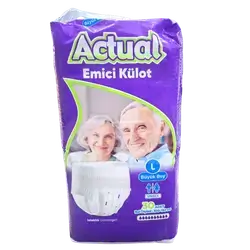Actol Large Diapers, 30 Count