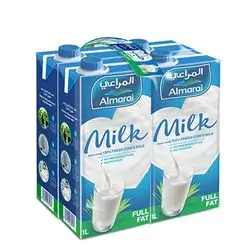 Almarai Uht Full Fat Milk 1lx4