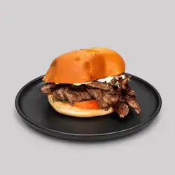 Beef shawarma burger