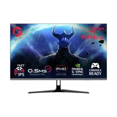 GAMEON GOES27FHD144IPS Essential Series 27" FHD, 144Hz, MPRT 0.5ms, HDMI 2.1, Fast IPS Gaming Monitor (Supports PS5) - Black