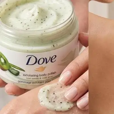 Dove Exfoliating Body Polish - Kiwi Seeds & Cool Aloe