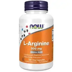 L-Arginine 500 mg NOW  100 VEG capsoules