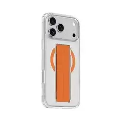 Keephone Stanta Cover For iPhone 17 Promax (7480-j) White Orange LINE