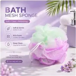 Luxury Bath Shower Puff