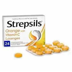 Strepsils Orange With Vitamin C 100Mg