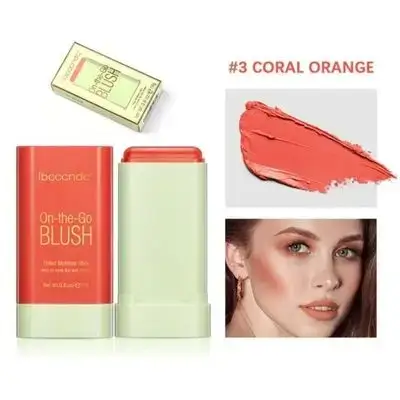 ibcccndc Moisturizing Blush Stick - Shade: #Coral Orange