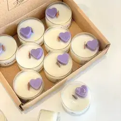 Tealight  Candle Box- Lavender 