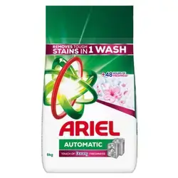 riel Powder Detergent Automatic Laundry Detergent with Touch of Downy - 6kg