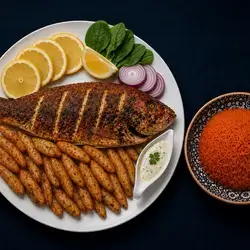 Fried Sultan Ibrahim Fish (400–500 g)