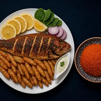 Fried Sultan Ibrahim Fish (400–500 g)