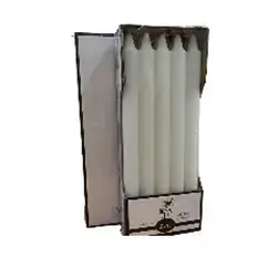 Long candles (WHITE) 2x23.5 cm