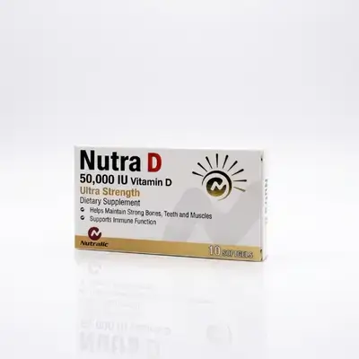Nutra D (50,000 IU Vitamin D - 10 Softgels)