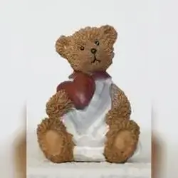 Brown Teddy Bear with Heart